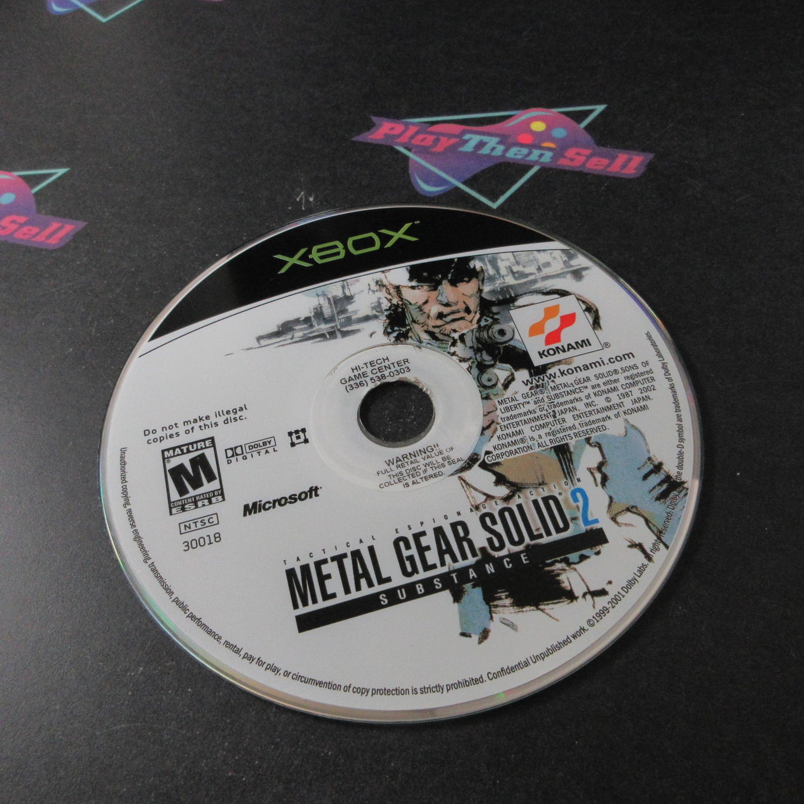 Metal Gear Solid 2 Substance Xbox DD Complete - 1 Year Warranty EX Cond