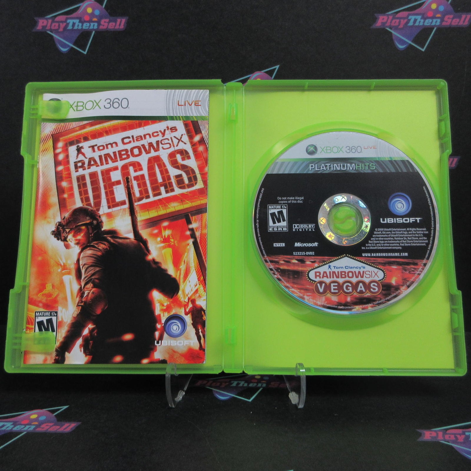 Tom Clancy's Rainbow Six Vegas Xbox 360 PH Complete - 1 Year Warranty EX Cond