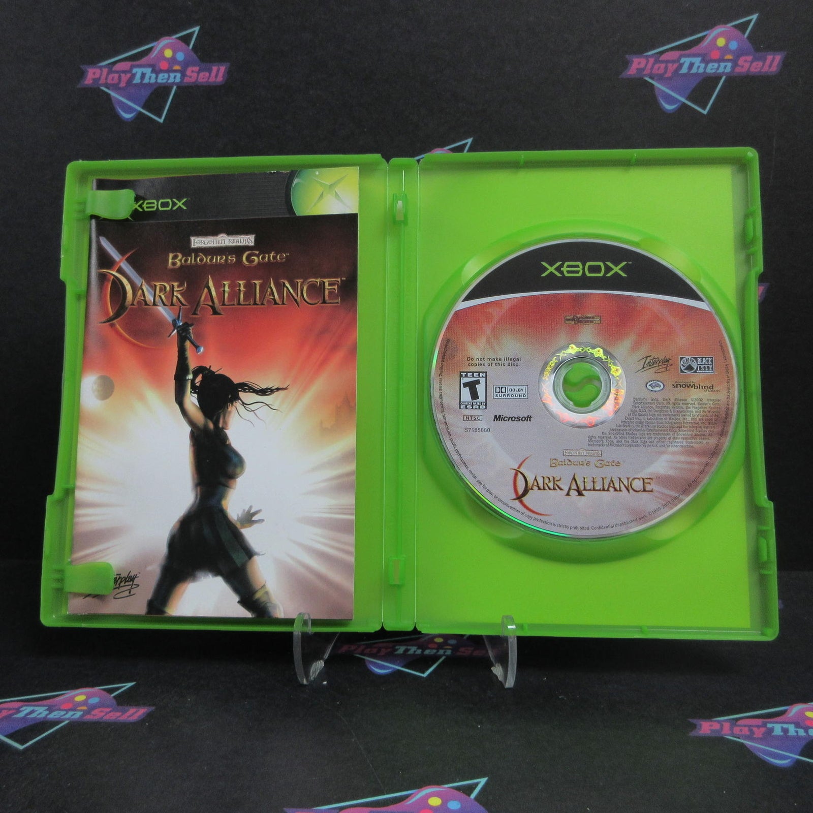 Baldur's Gate Dark Alliance Xbox + Reg Card Complete - 1 Year Warranty EX Cond