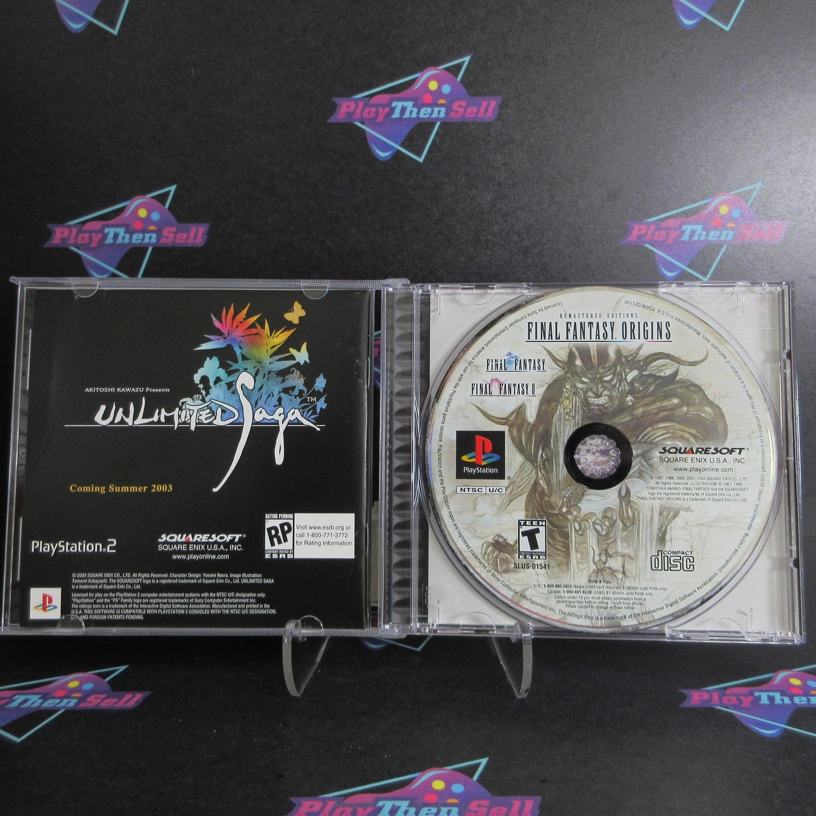 Final Fantasy Origins Remastered PS1 Complete - 1 Year Warranty EX Cond
