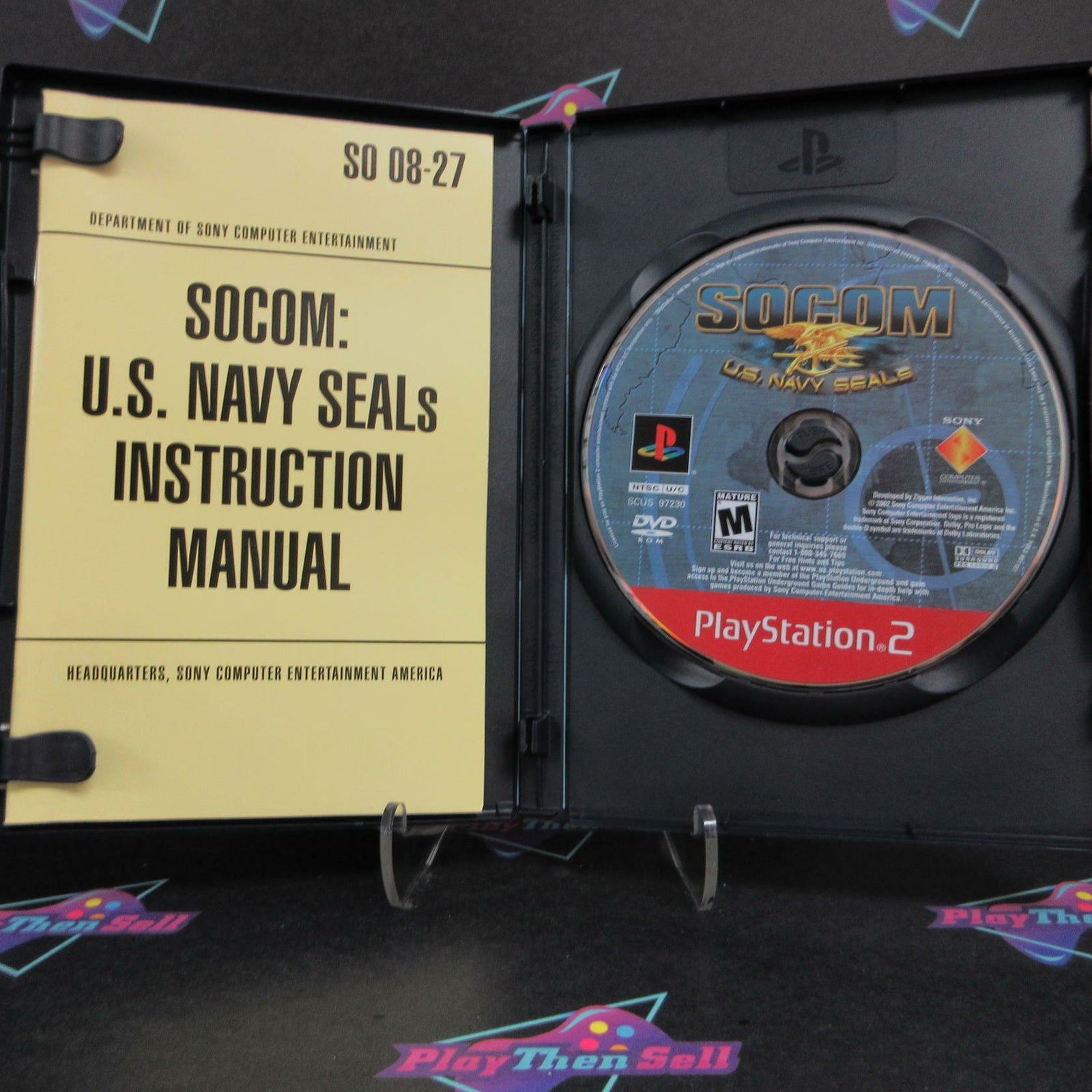 SOCOM U.S. Navy Seals PS2 PlayStation 2 GH + Reg Card Complete  - 1 Year Warra..