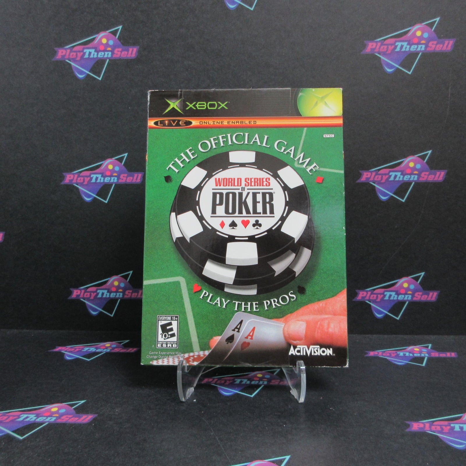World Series of Poker Xbox + Reg Card / Sleeve Complete  - 1 Year Warranty EX ..