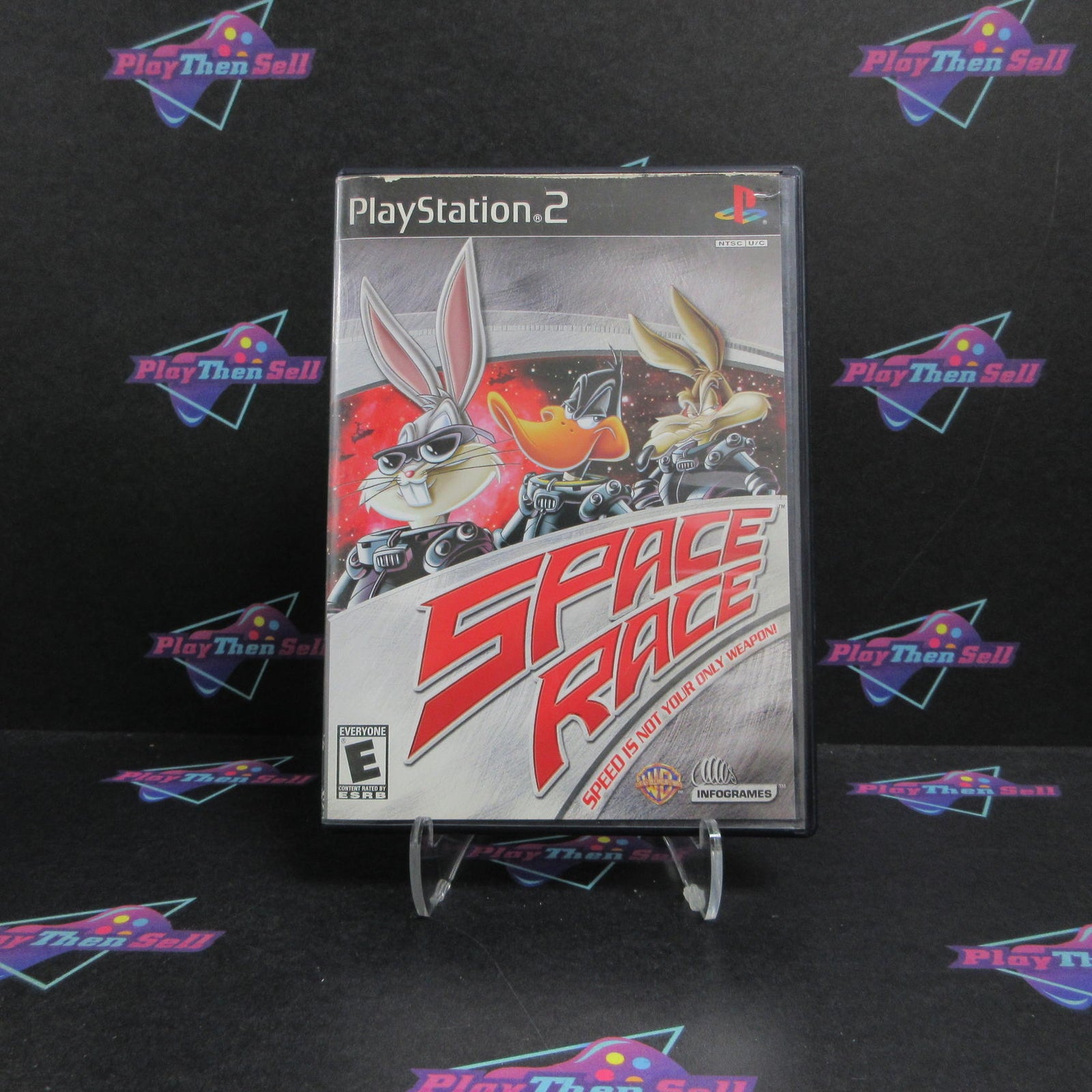 Looney Tunes Space Race PS2 PlayStation 2 AD Complete CIB - (See Pics)