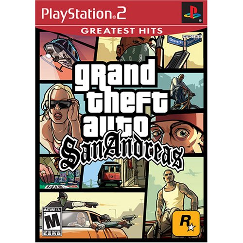 Grand Theft Auto San Andreas GH PS2 PlayStation 2 AD/NM - Very Good