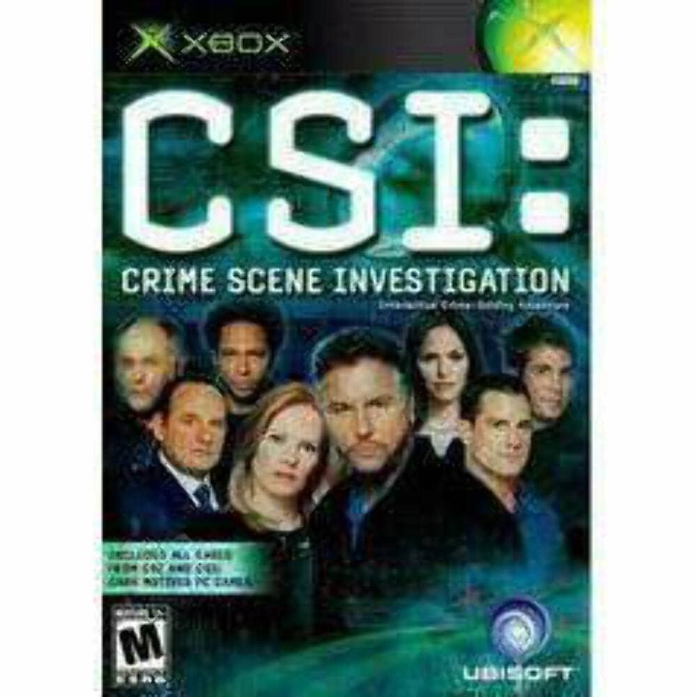 CSI Crime Scene Investigation Xbox + Reg Card MD Complete CIB - Very Good