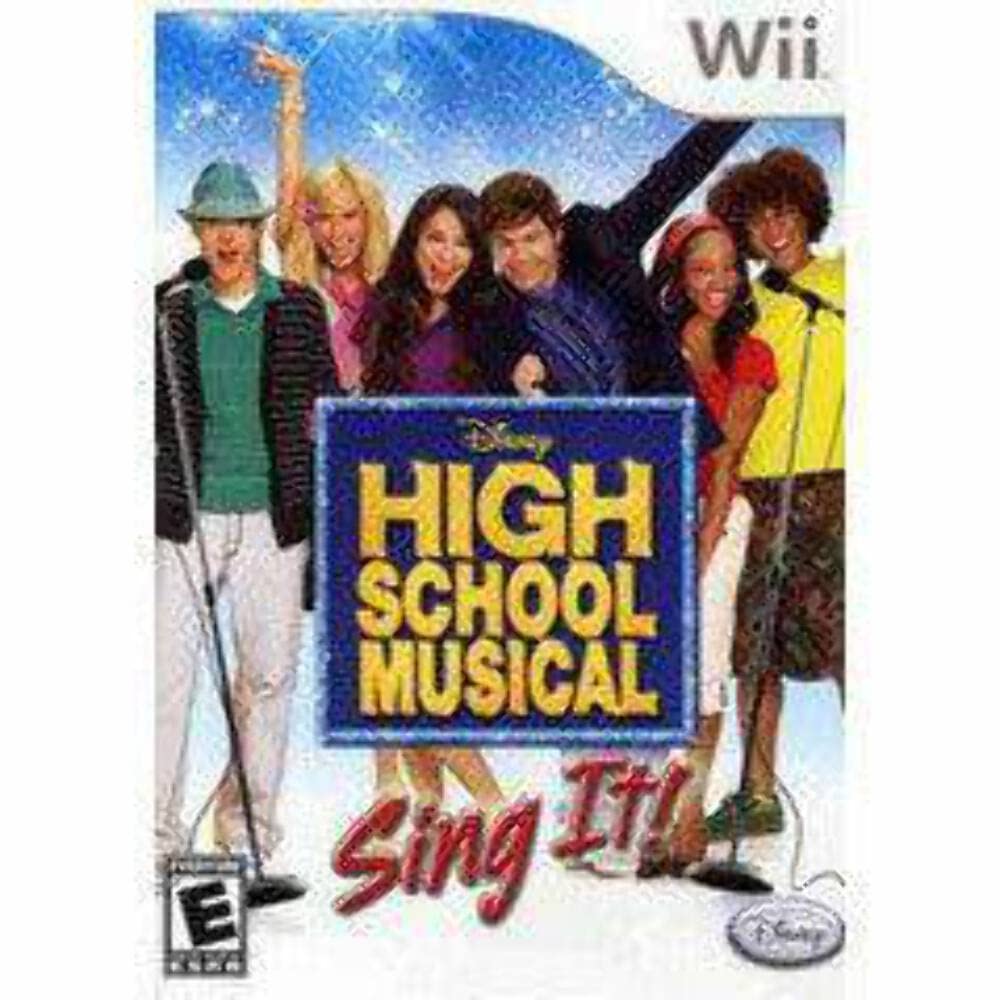 High School Musical Sing It Nintendo Wii + Reg Card / Poster CIB - Excellent