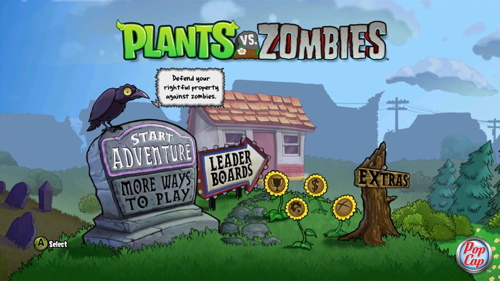 Plants Vs Zombies Xbox 360 Platinum Hits - Very Good