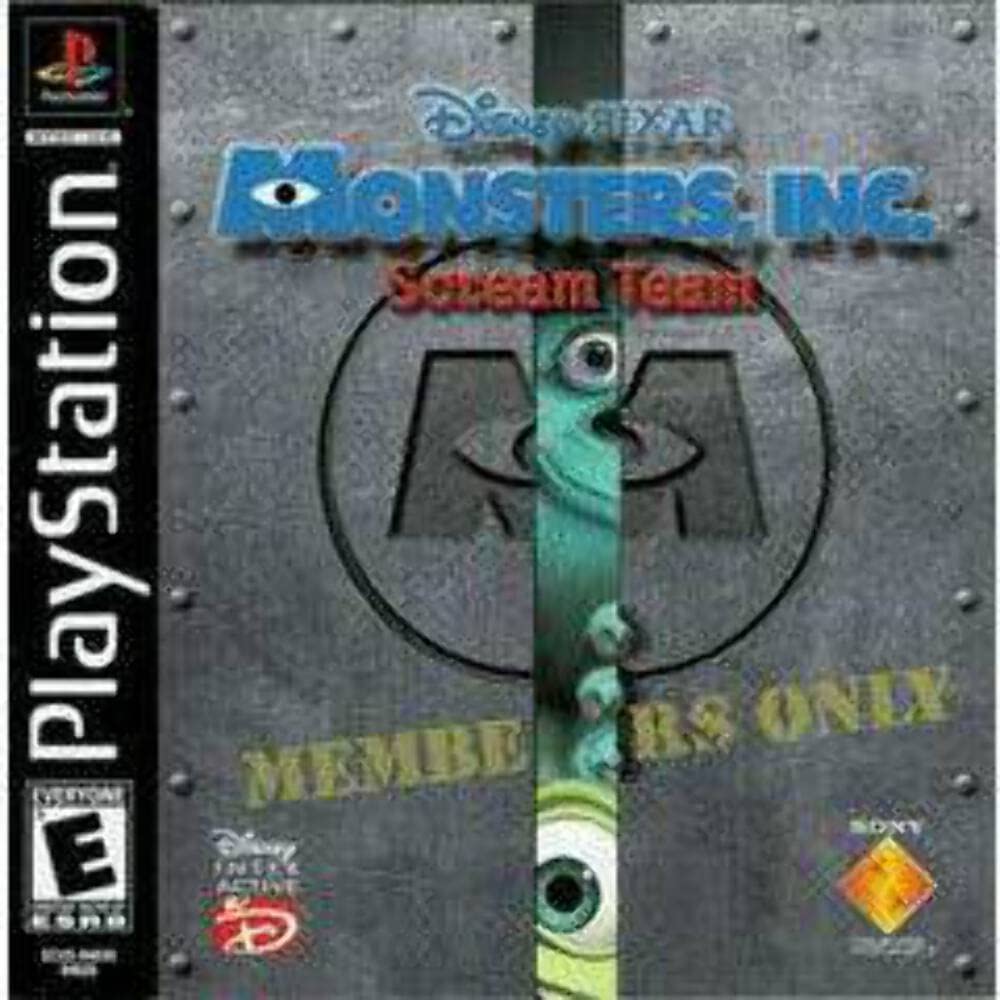 Monsters Inc Scream Team GH PS1 PlayStation 1 No Art - Very Good