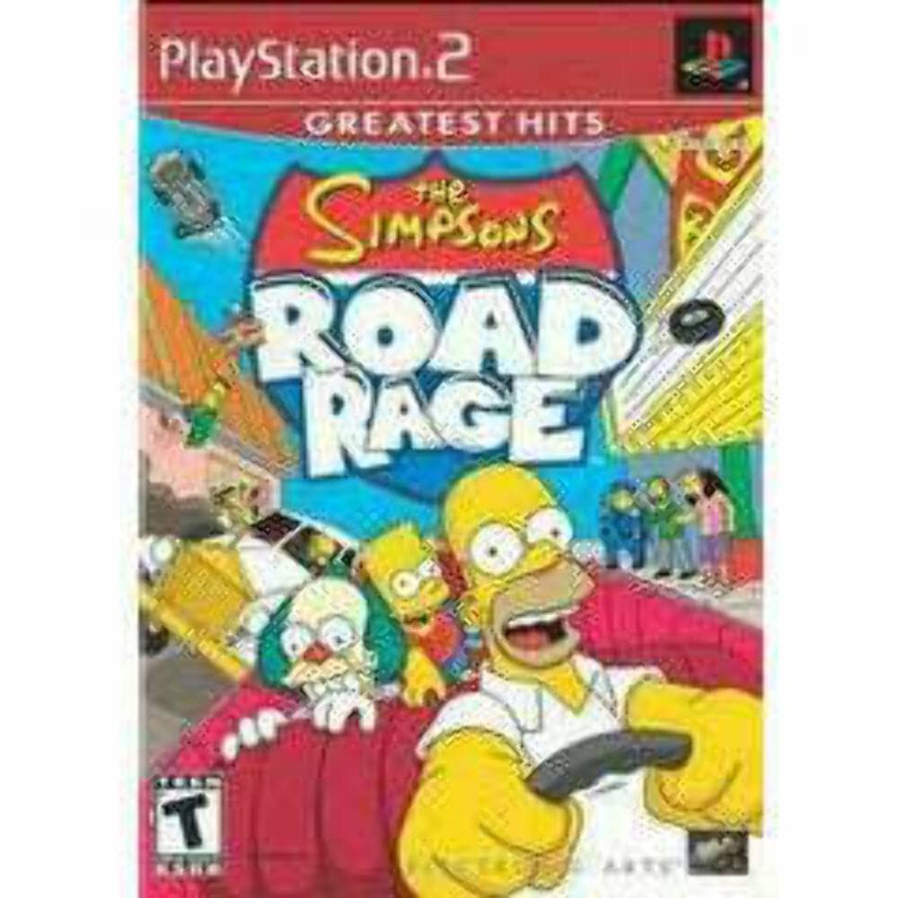 The Simpsons Road Rage PS2 PlayStation 2 GH + Reg Card Complete - Excellent