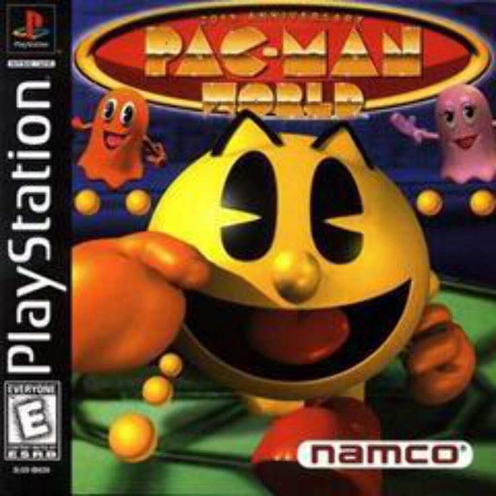Pac Man World PS1 PlayStation 1 + Reg Card Complete - Excellent