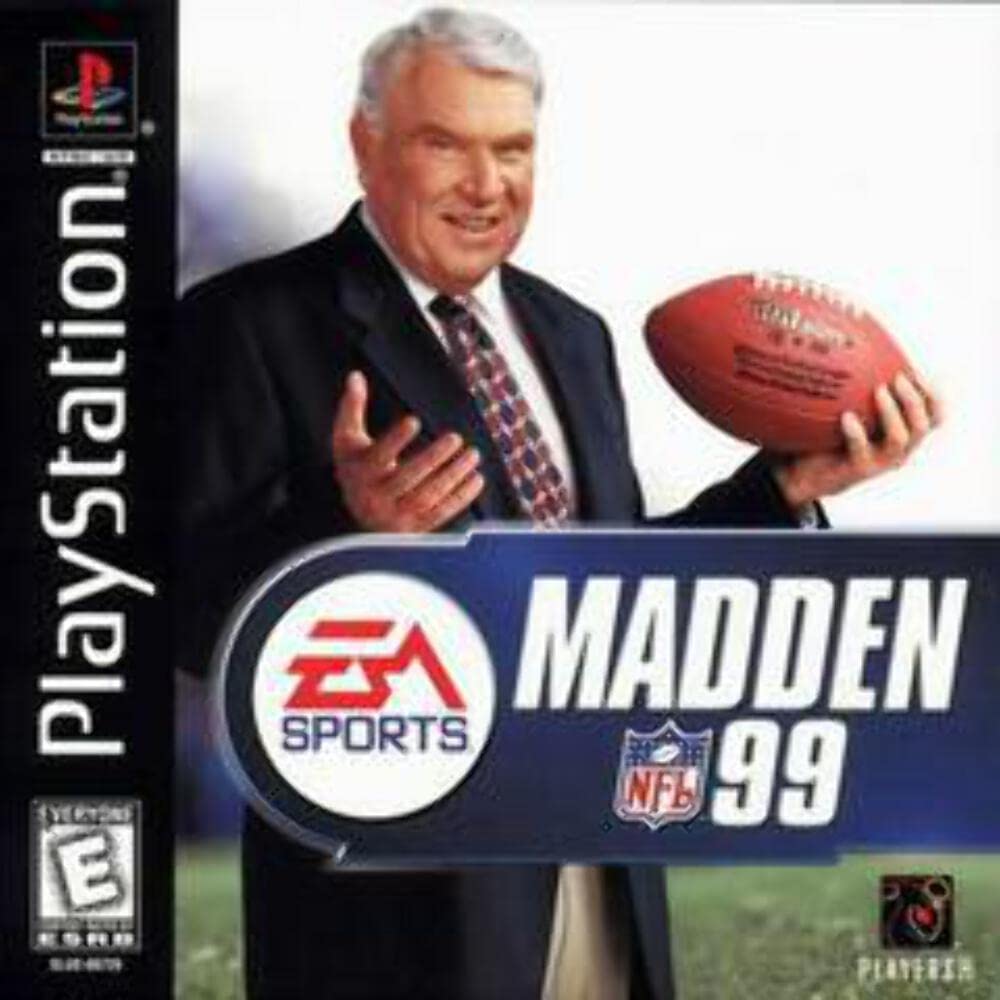 Madden NFL 99 PS1 PlayStation 1 MD + Reg Card Complete CIB - Very Good