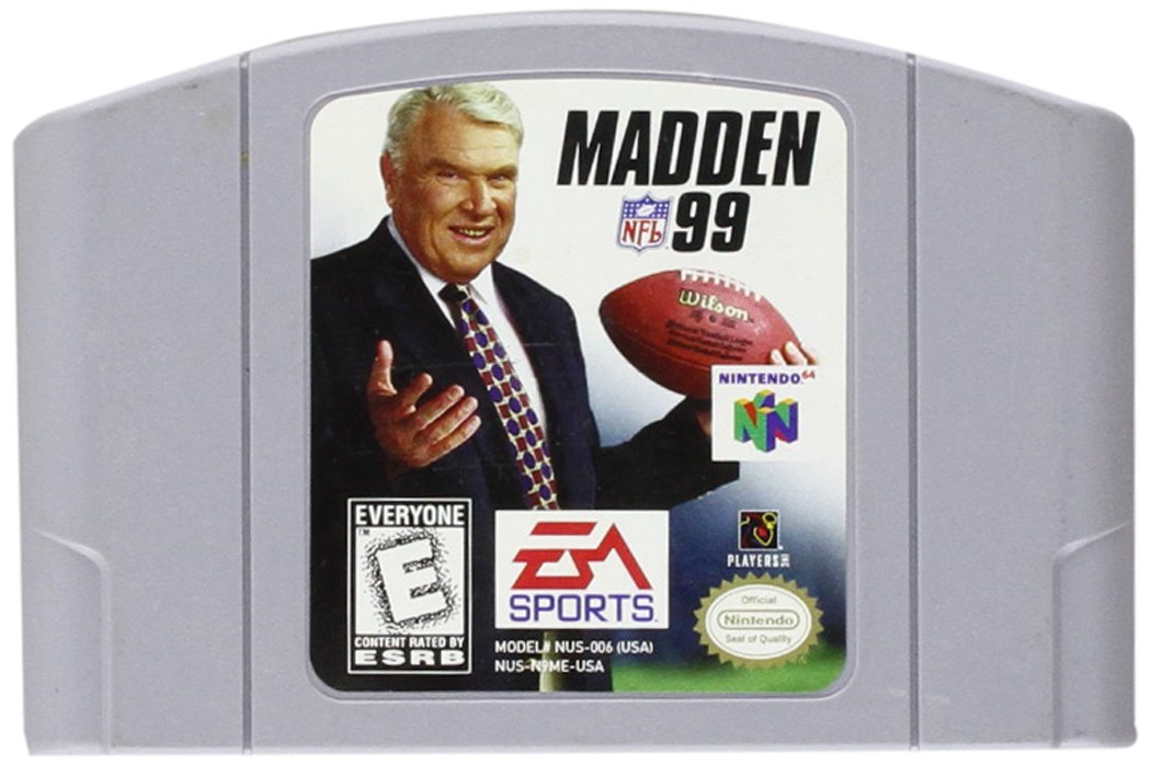 Madden NFL 99 Nintendo 64 N64 Cartridge Only AD Authentic / Tested - Very Good