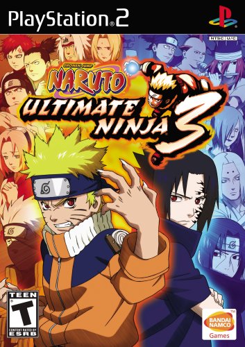 Naruto Ultimate Ninja 3 PS2 PlayStation 2 - Like New