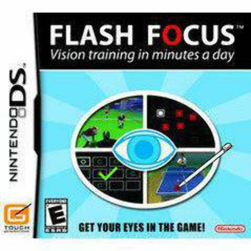 Flash Focus Vision Training in Minutes a Day Nintendo DS - Very Good