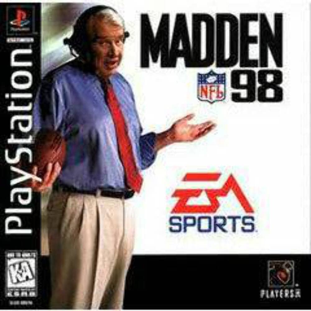 Madden 98 Football PS1 PlayStation 1 MD Complete CIB - Very Good
