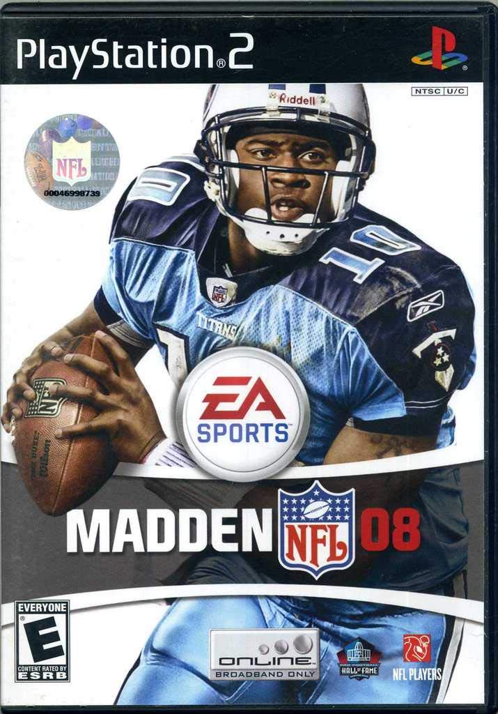 Madden NFL 08 PS2 PlayStation 2 Complete - Excellent