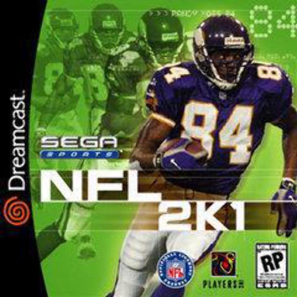 NFL 2K1 Sega Dreamcast Complete - Excellent