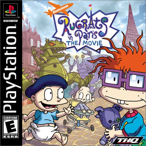 Rugrats in Paris the Movie PlayStation 1 PS1 Black Label - Like New