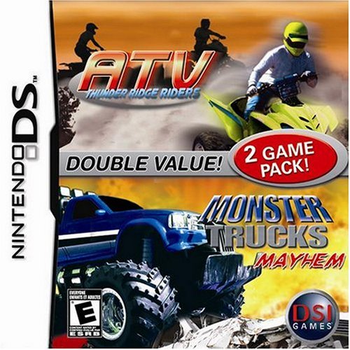 ATV Thunder Ridge Riders / Monster Trucks Mayhem DS - Like New