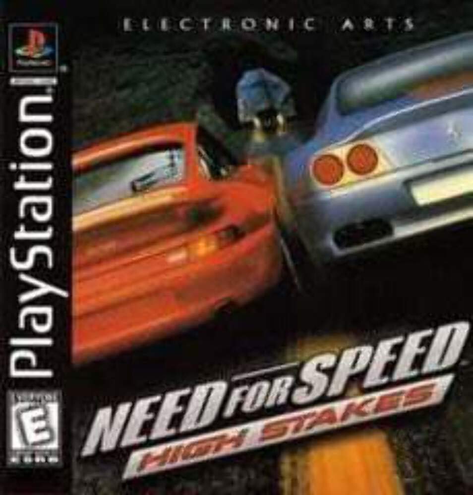 Need For Speed 4 High Stakes PS1 PlayStation 1 + Reg Card Complete - Excellent
