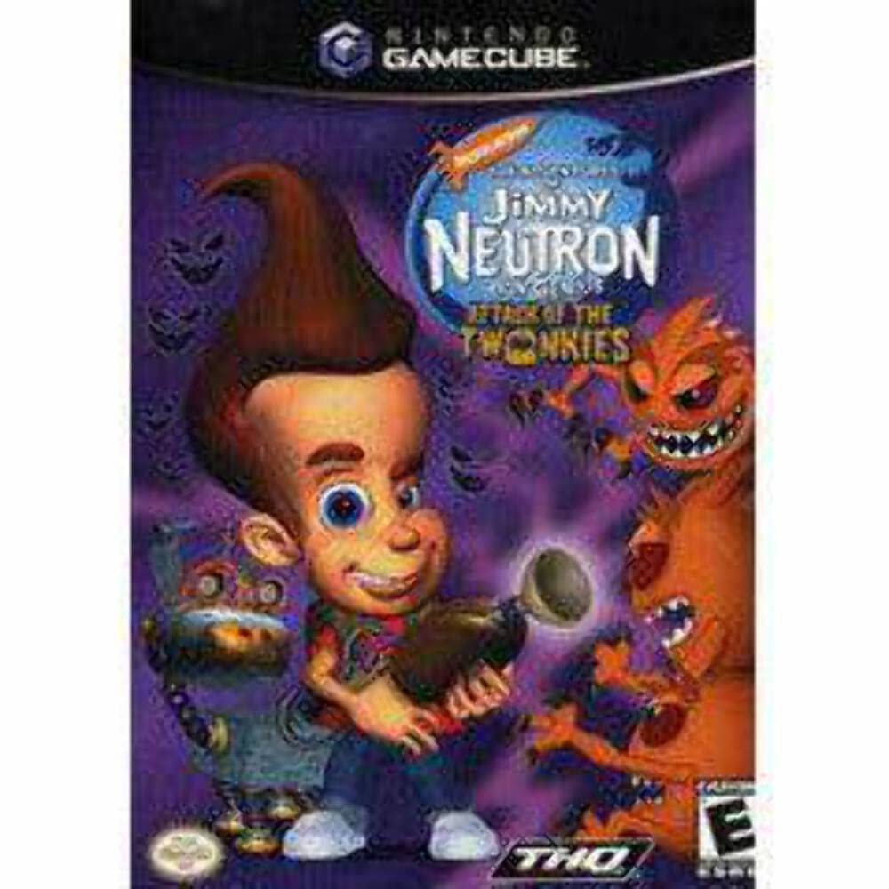 The Adventures of Jimmy Neutron Attack of the Twonkies Nintendo Gamecube AD CIB - Very Good