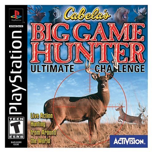 Cabela's Big Game Hunter Ultimate Challenge PS1 PlayStation 1 MD Complete CIB - Very Good