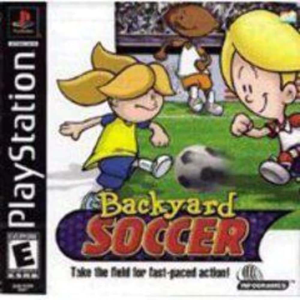 Backyard Soccer PS1 PlayStation 1 Complete - Excellent
