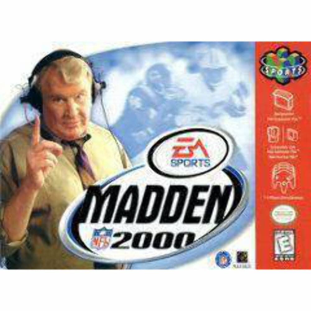 Madden NFL 2000 - Nintendo 64 Cart Only Authentic / Tested - Very Good