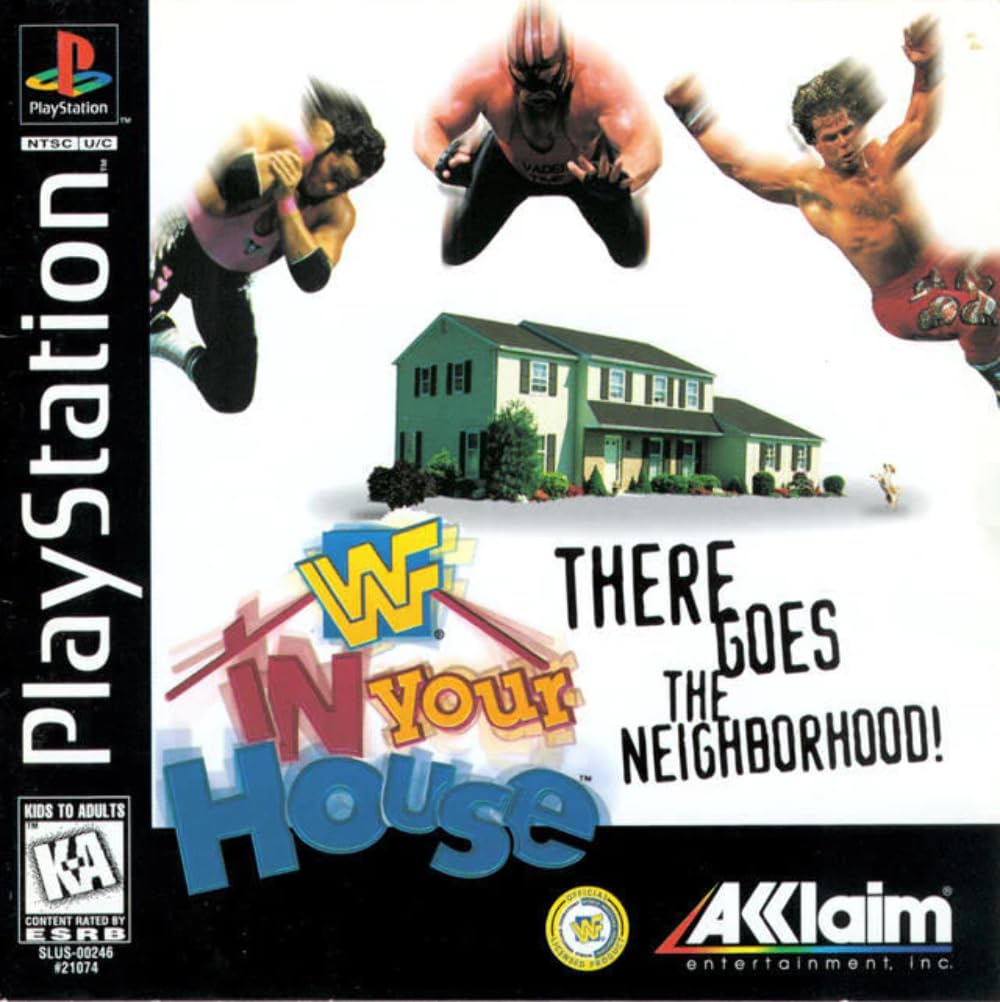 WWF In Your House PS1 PlayStation 1 - Like New