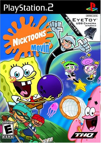 Nicktoons Movin' PS2 PlayStation 2 AD Complete CIB - Very Good