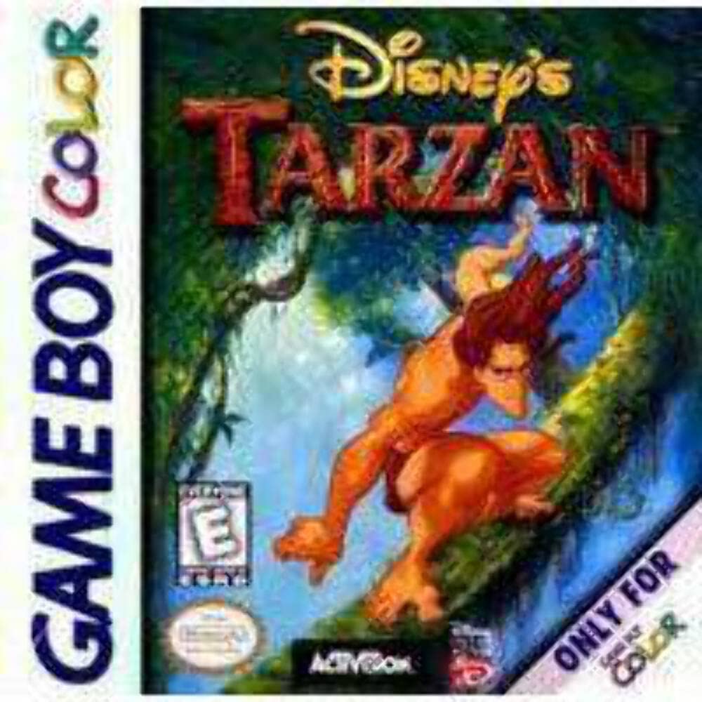 Tarzan Nintendo GameBoy Color Cart Only Authentic / Tested - Very Good
