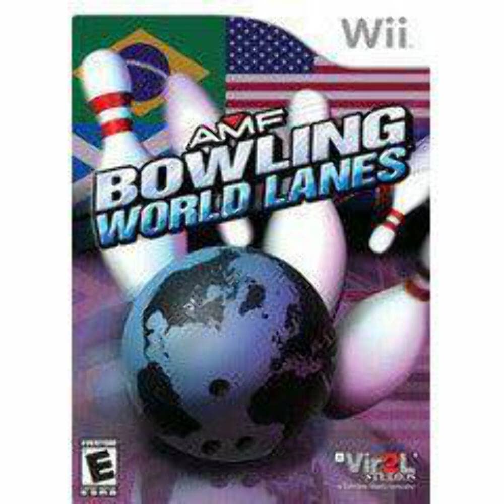 AMF Bowling World Lanes Nintendo Wii AD/NM - Very Good