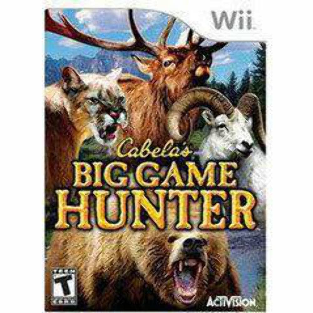 Cabela's Big Game Hunter Nintendo Wii AD Complete CIB - Very Good