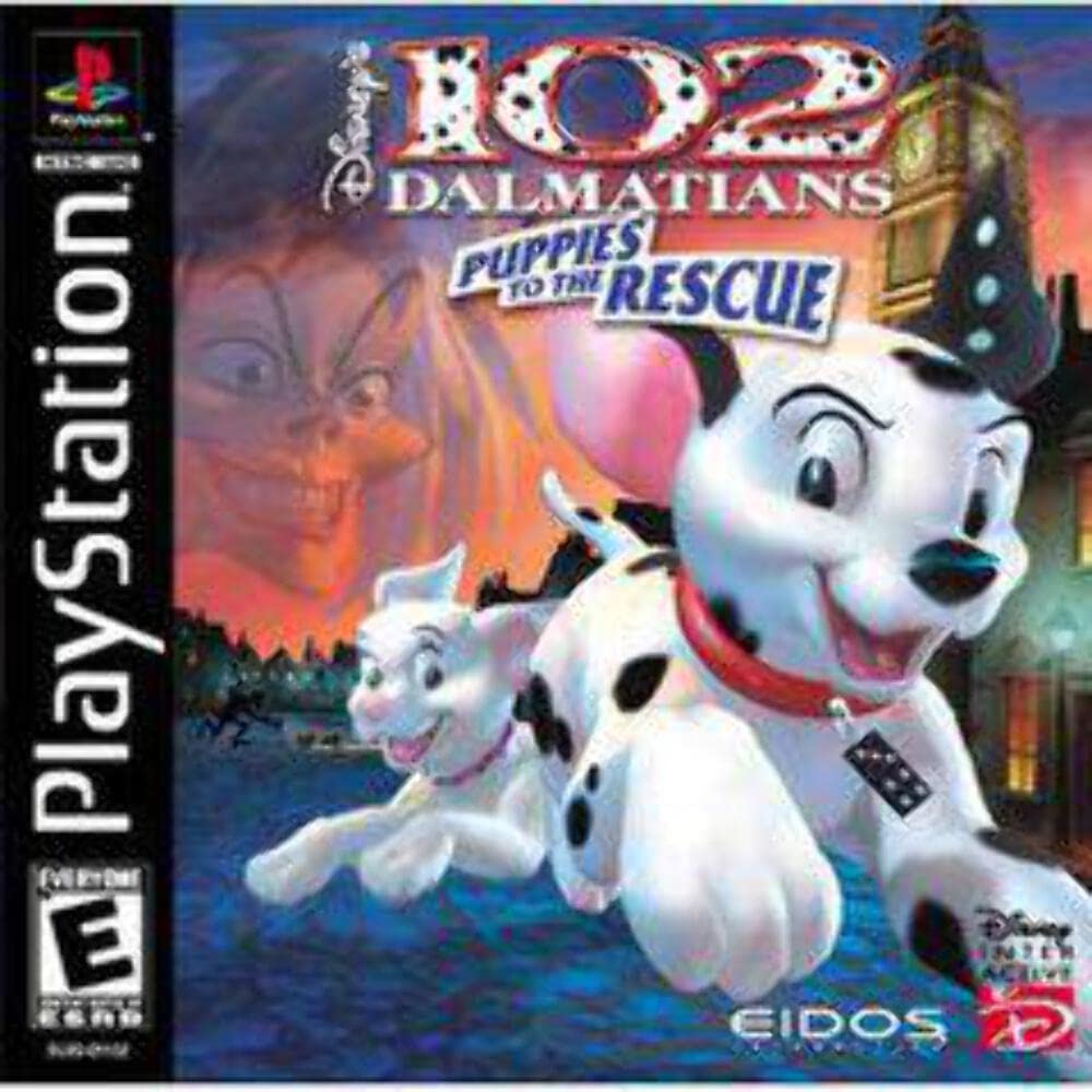 102 Dalmatians Puppies to the Rescue PlayStation 1 + Reg Card - Like New
