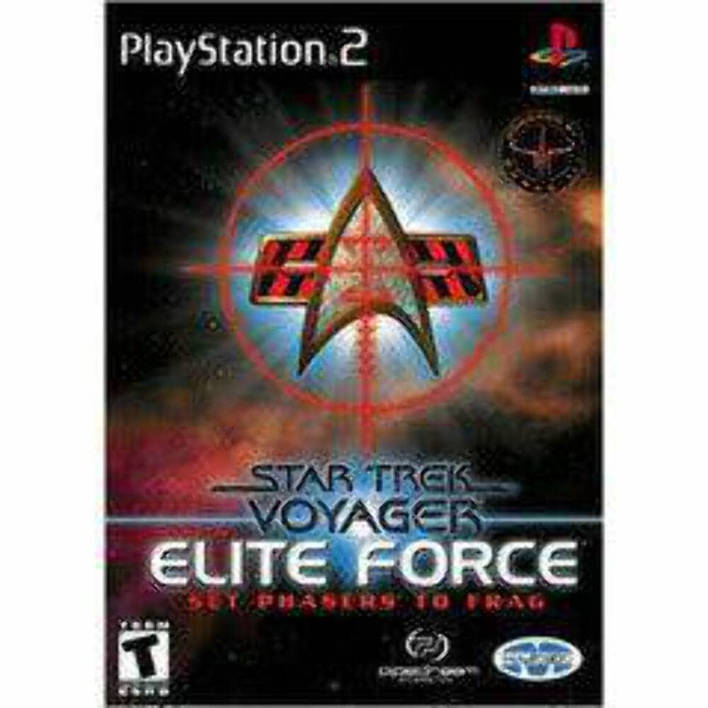 Star Trek Voyager Elite Force PS2 PlayStation 2 DD Complete CIB - Good