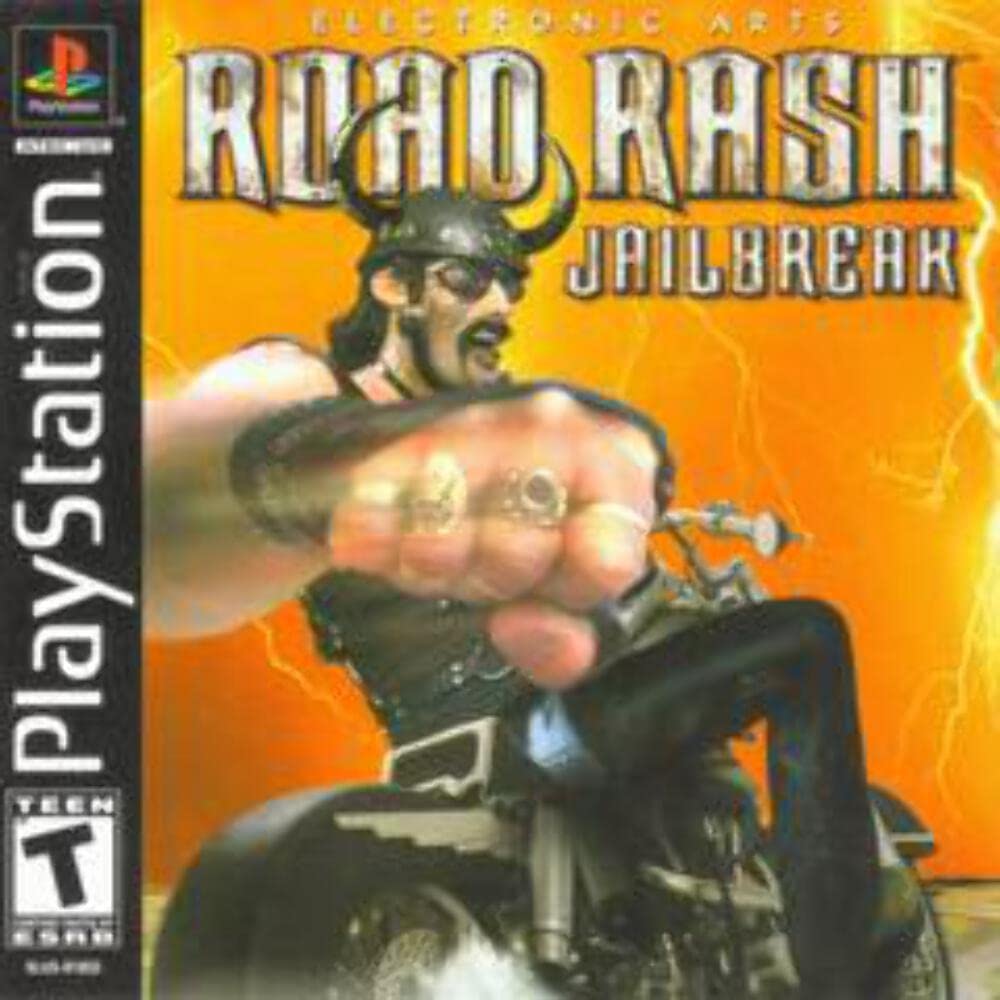 Road Rash Jailbreak PS1 PlayStation 1 + Reg Card - Like New