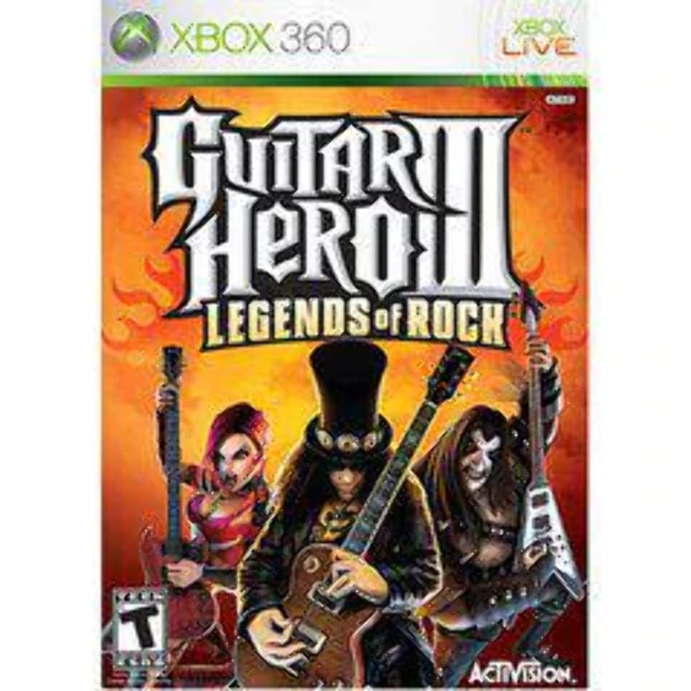 Guitar Hero 3 Legends Of Rock Xbox 360 Complete - Excellent