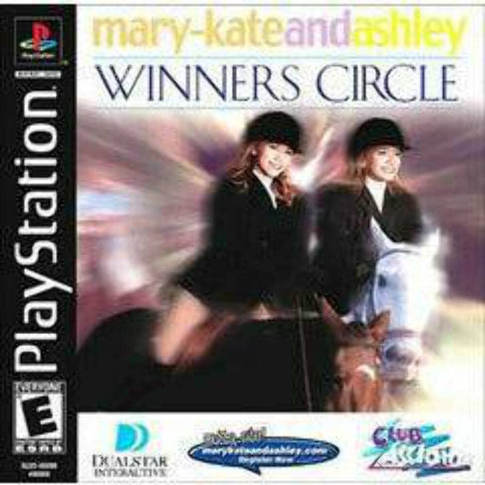 Mary Kate & Ashley's Winner Circle + Reg Card PS1 PlayStation 1 MD CIB - Very Good