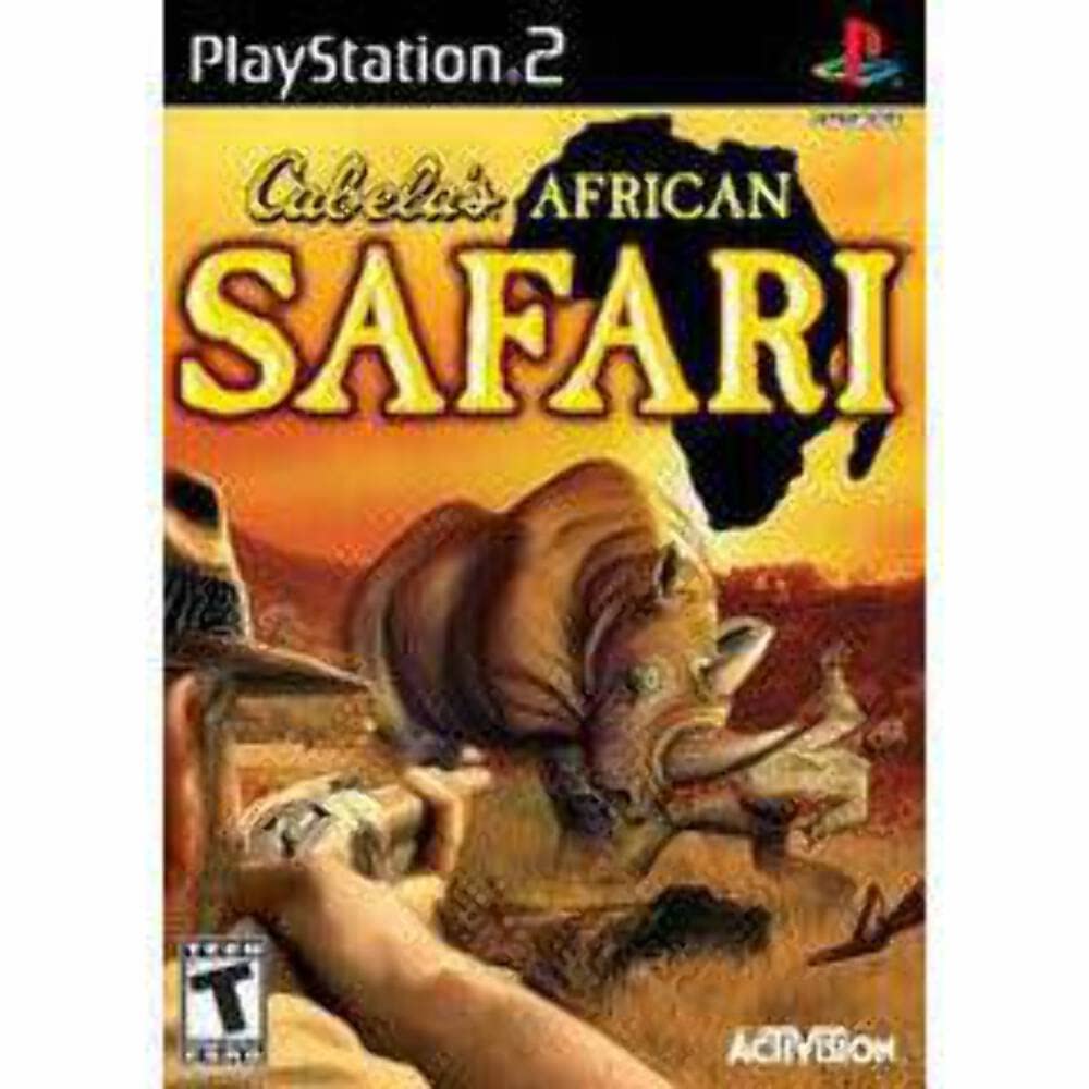 Cabela's African Safari PS2 PlayStation 2 AD/NM - Very Good