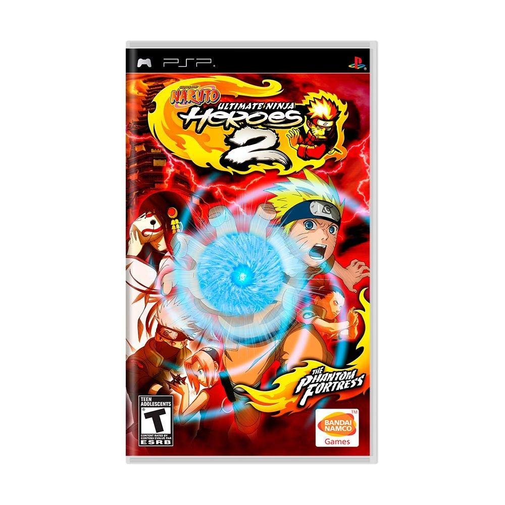 Naruto Ultimate Ninja Heroes 2 The Phantom Fortress Sony PSP - Like New