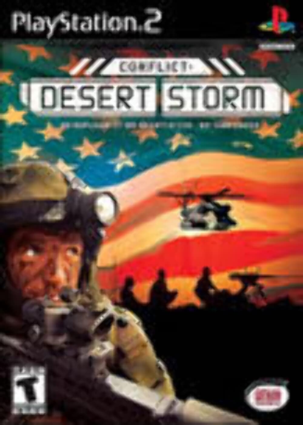 Conflict Desert Storm GH + Reg Card PS2 PlayStation 2 DD Complete CIB - Very Good