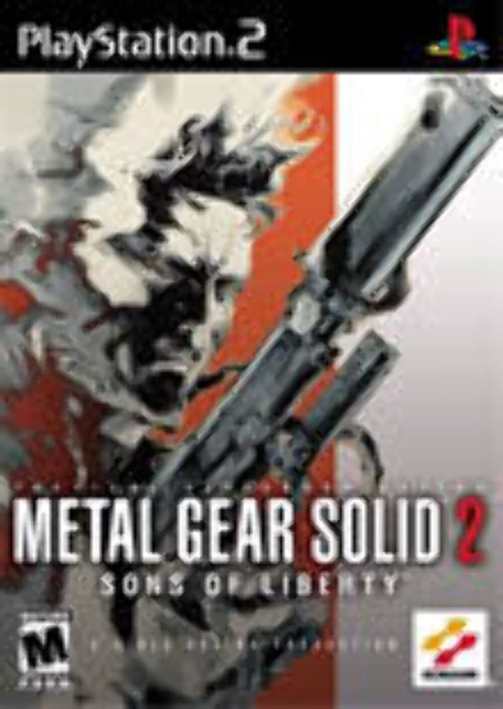 Metal Gear Solid 2 Sons of Liberty PS2 PlayStation 2 + Reg Card - Like New
