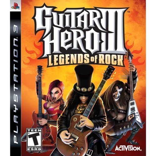 Guitar Hero III Legends of Rock PS3 PlayStation 3 AD Complete CIB - Very Good