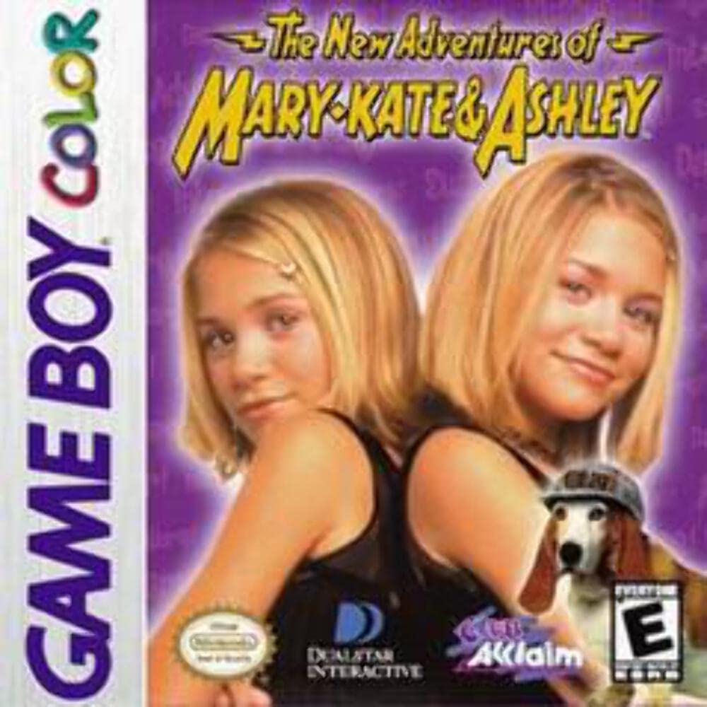 The New Adventures of Mary-Kate & Ashley Nintendo GameBoy Cart Only Authentic - Very Good