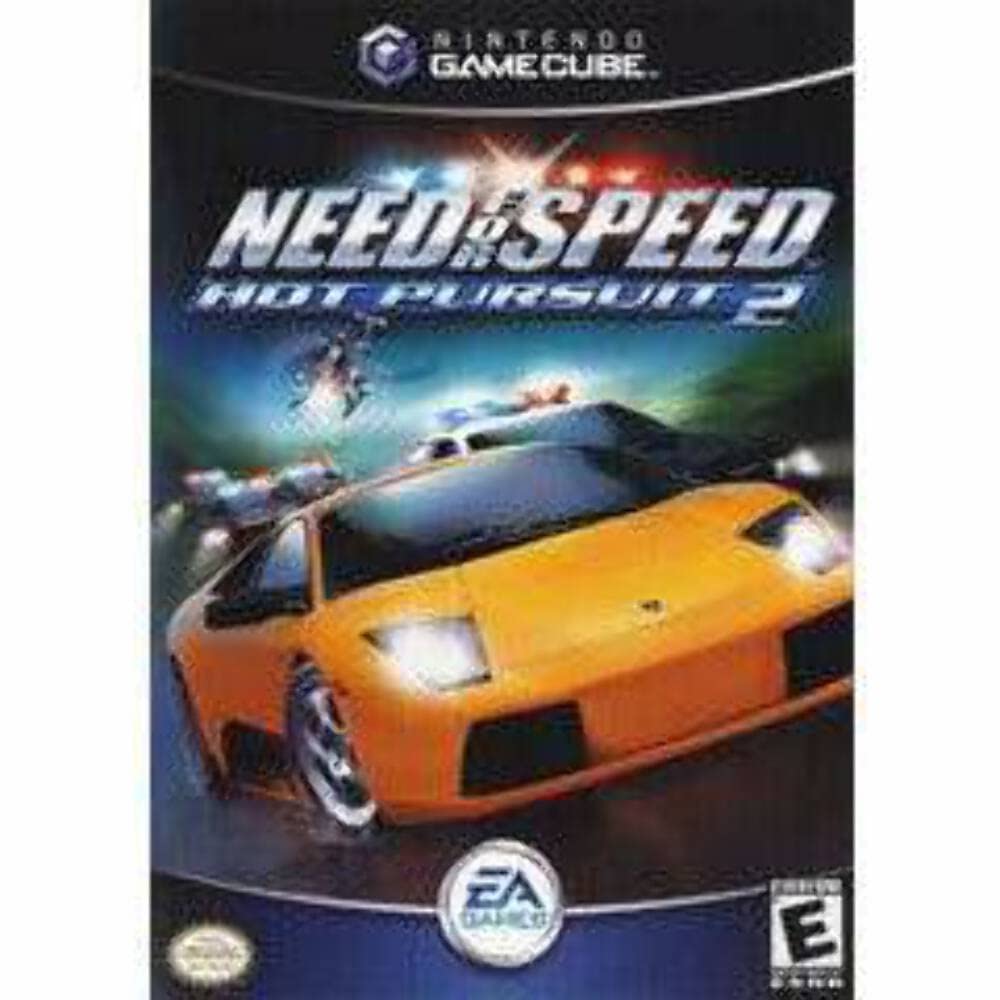 Need for Speed Hot Pursuit 2 Player's Choice Nintendo GameCube AD Complete CIB - Very Good