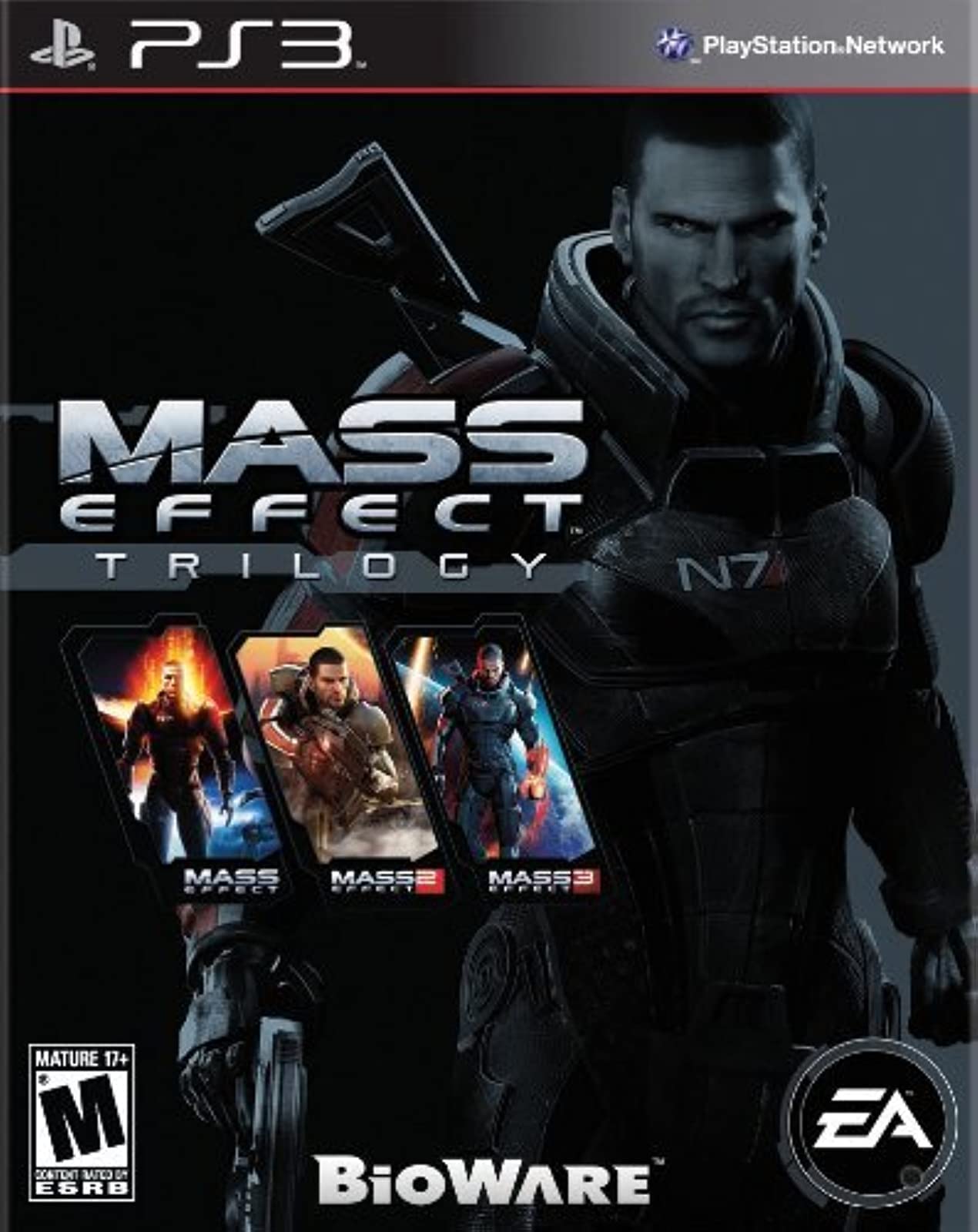 Mass Effect Trilogy PS3 PlayStation 3 Complete - Excellent