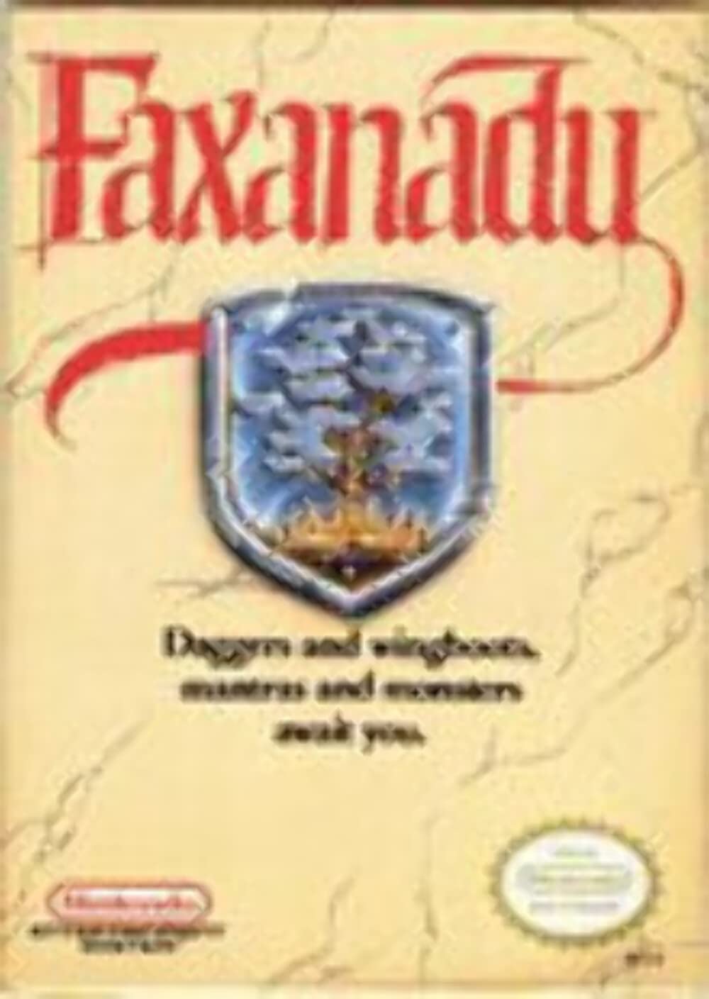 Faxanadu NES Nintendo Cartridge Only Tested - Very Good