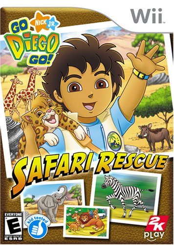 Go Diego Go Safari Rescue Nintendo WII - Like New
