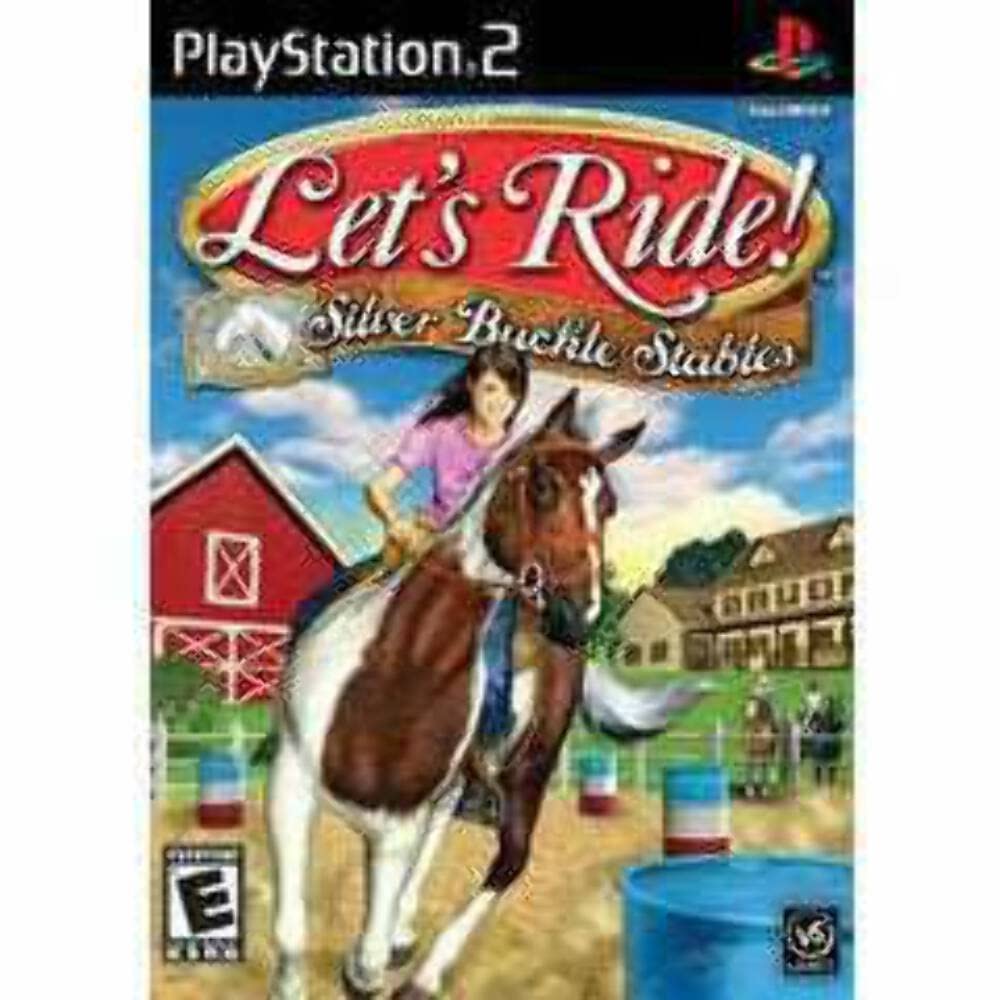Lets Ride Silver Buckle Stables PS2 PlayStation 2 - Like New