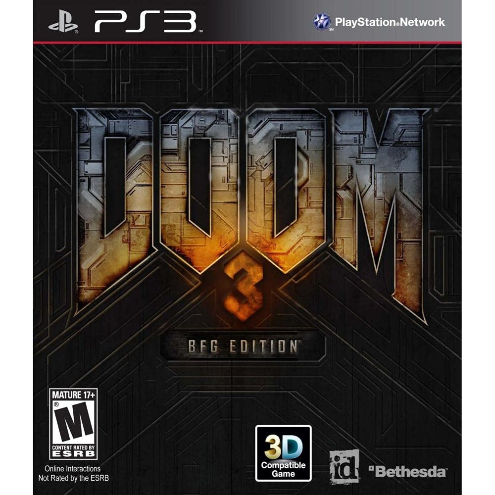 Doom 3 BFG Edition PS3 PlayStation 3 + Poster - Like New